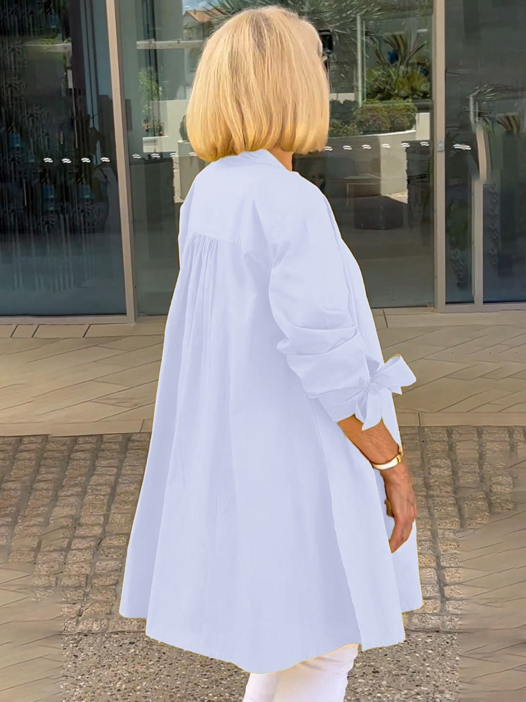 Celina - Classy Long Shirt Jacket