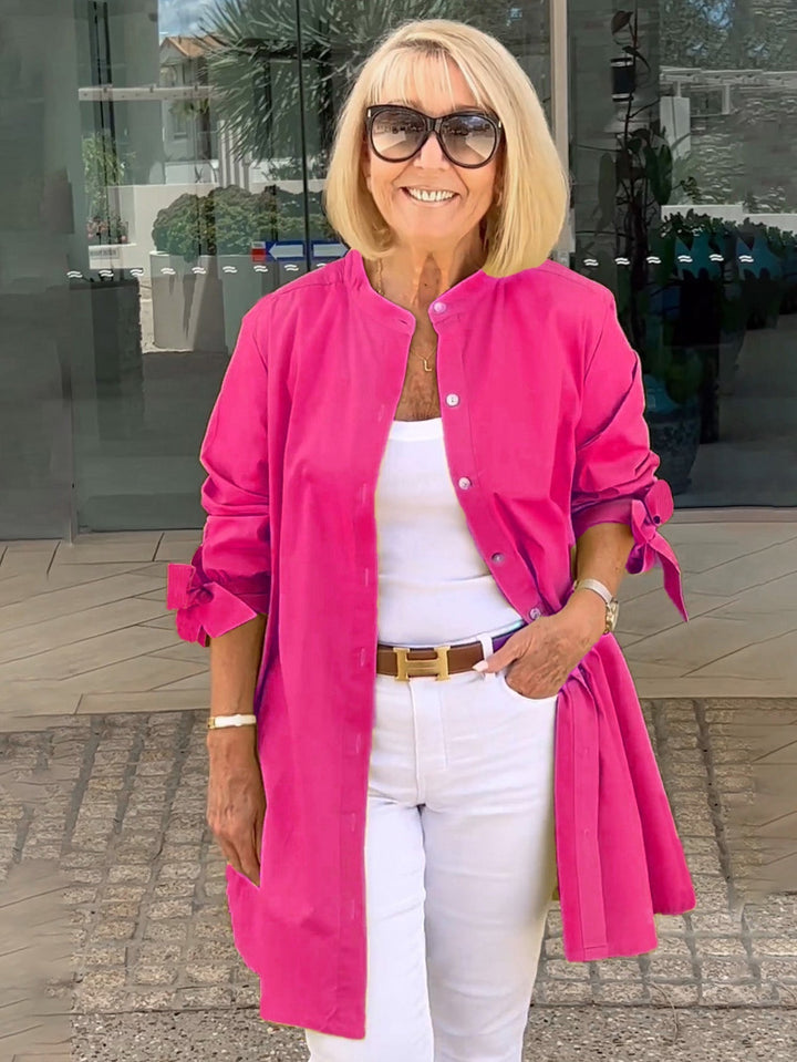 Celina - Classy Long Shirt Jacket
