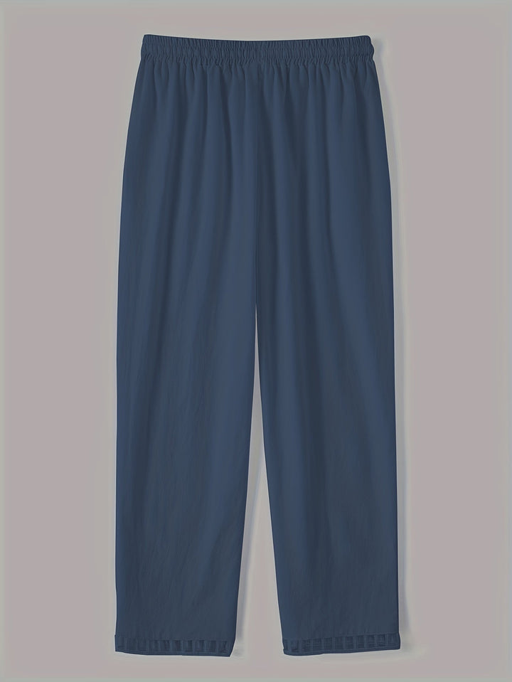 Lena - Contrast Trim Cropped Pants