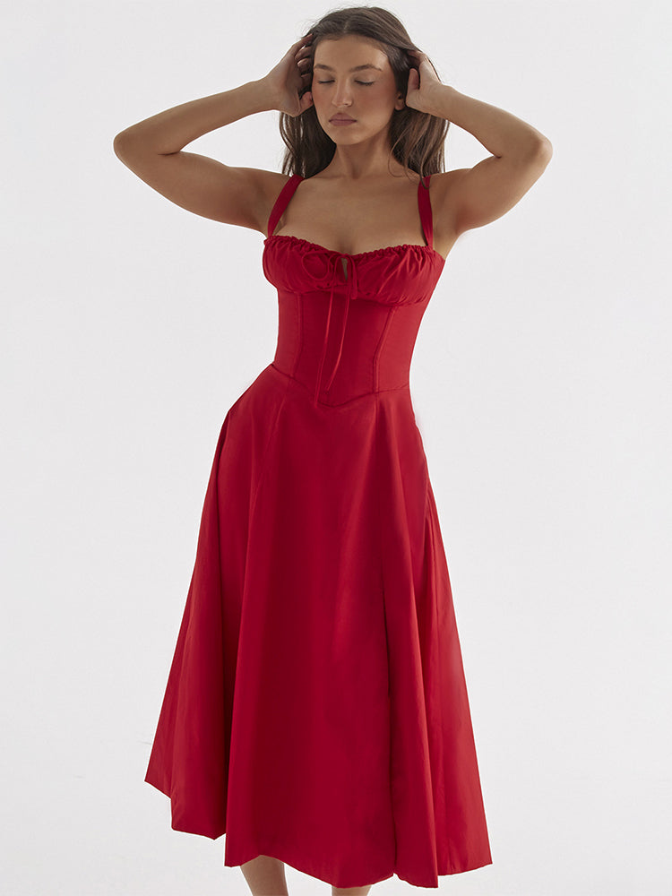 Lorivelle – Midi Dress with Elegant Silhouette and Timeless Style