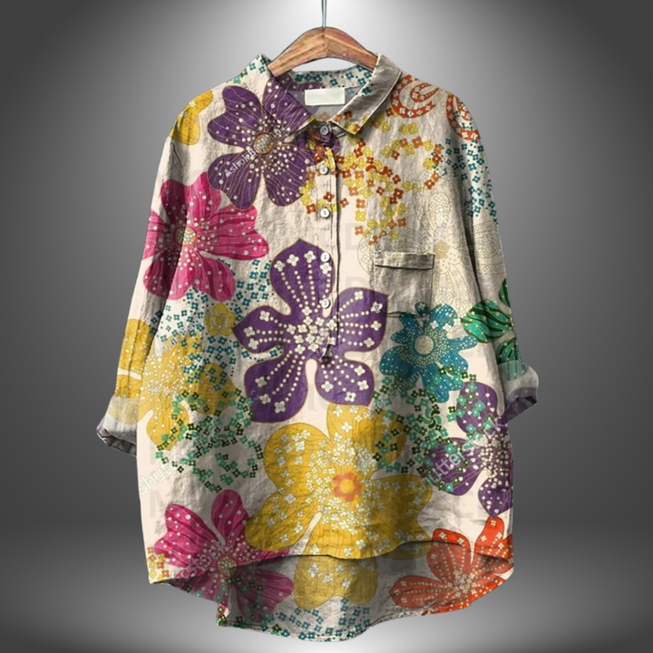 Laluna | Classic Floral Blouse