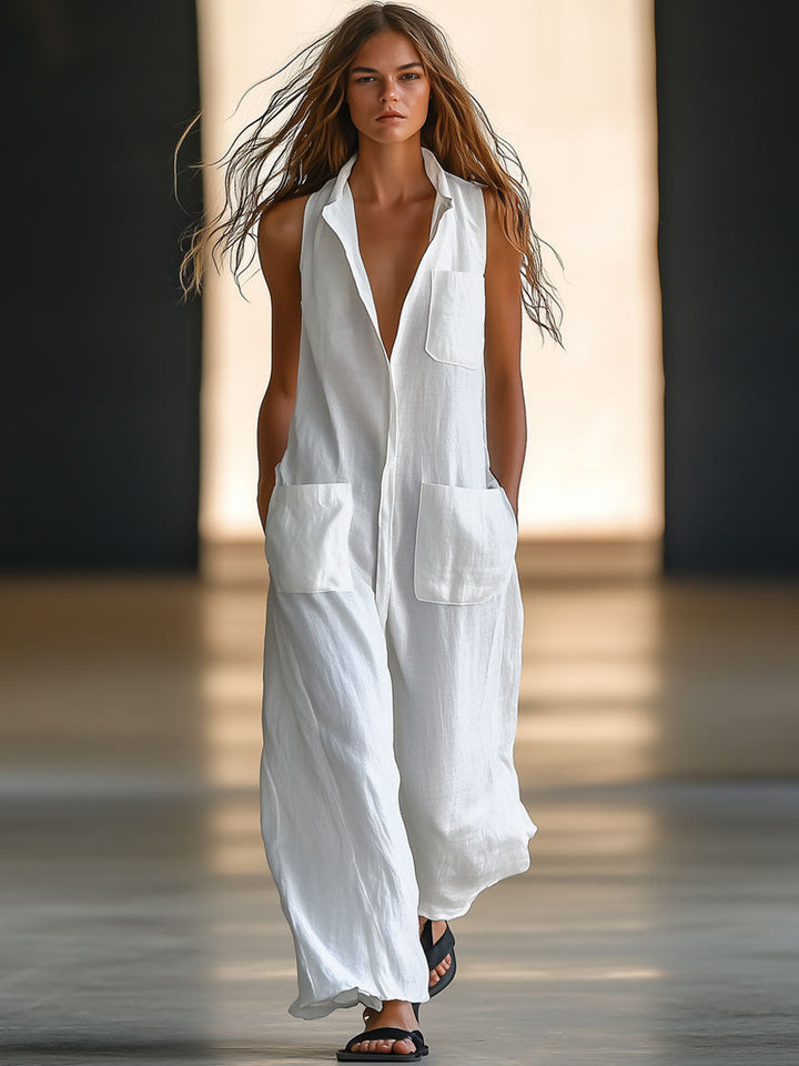 Ariana | Breathable Retro Jumpsuit