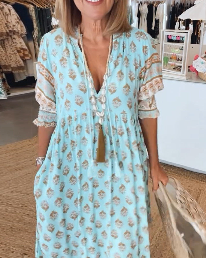 Maya – casual v-neck dress