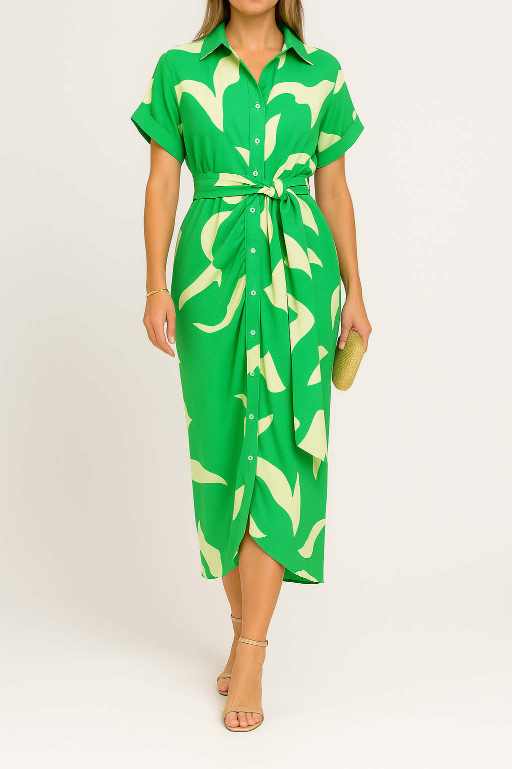 Avenelle – Fashionable Summer Dress with A-line and Fresh Prints