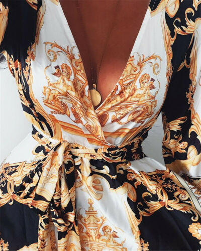 Valentina™ - Boho Printed Dress