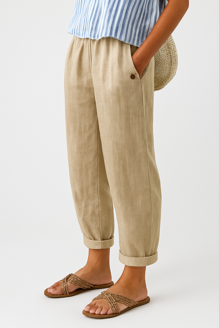 Carmen – Light and comfortable cotton summer trousers