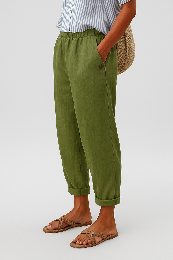 Carmen – Light and comfortable cotton summer trousers