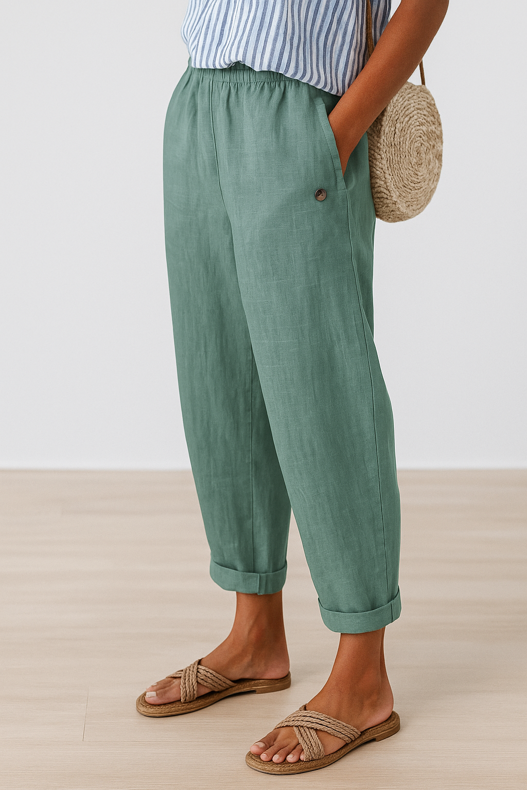 Carmen – Light and comfortable cotton summer trousers