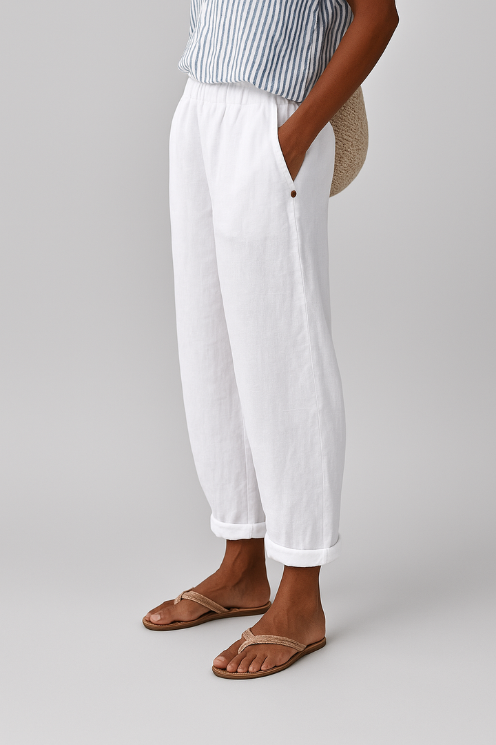 Carmen – Light and comfortable cotton summer trousers