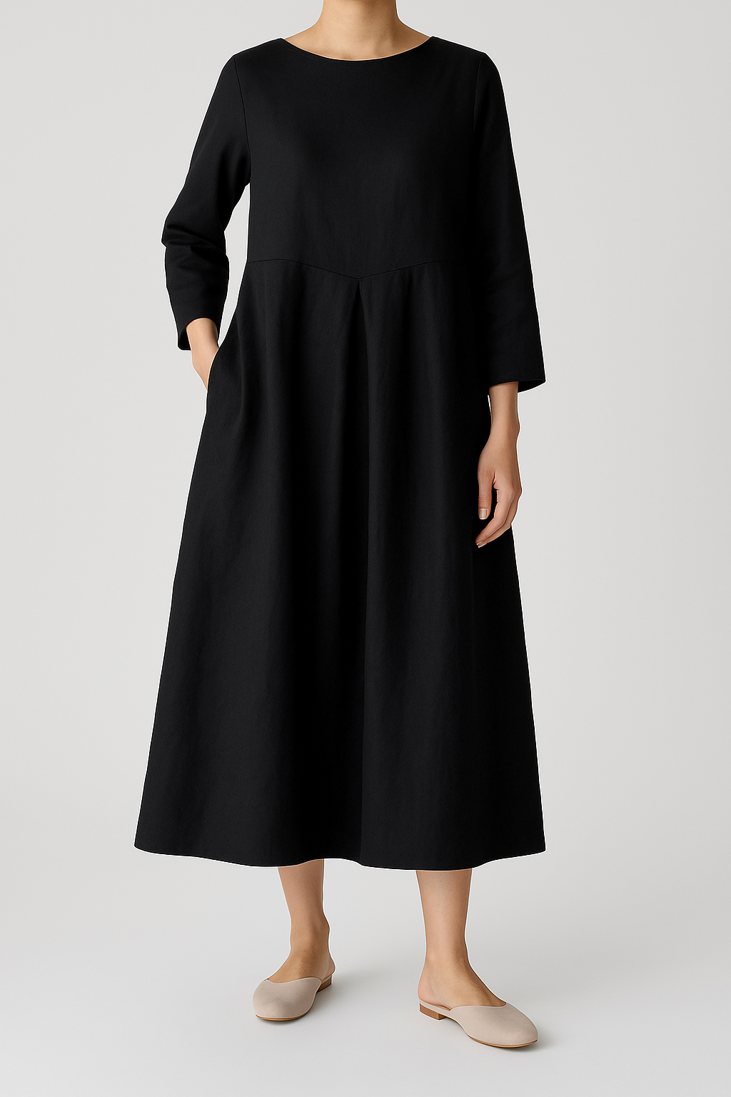 Elurea – Comfortable Dress with Pockets and Light Fit