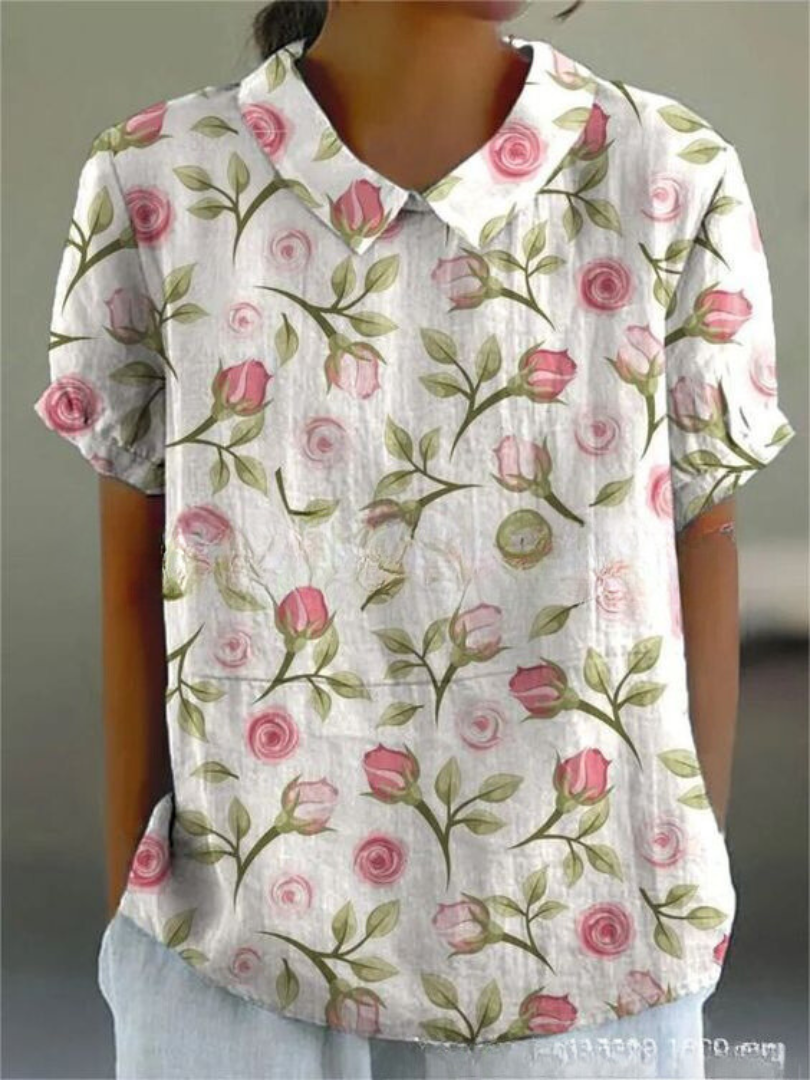 Marlene – Vintage Print Shirt