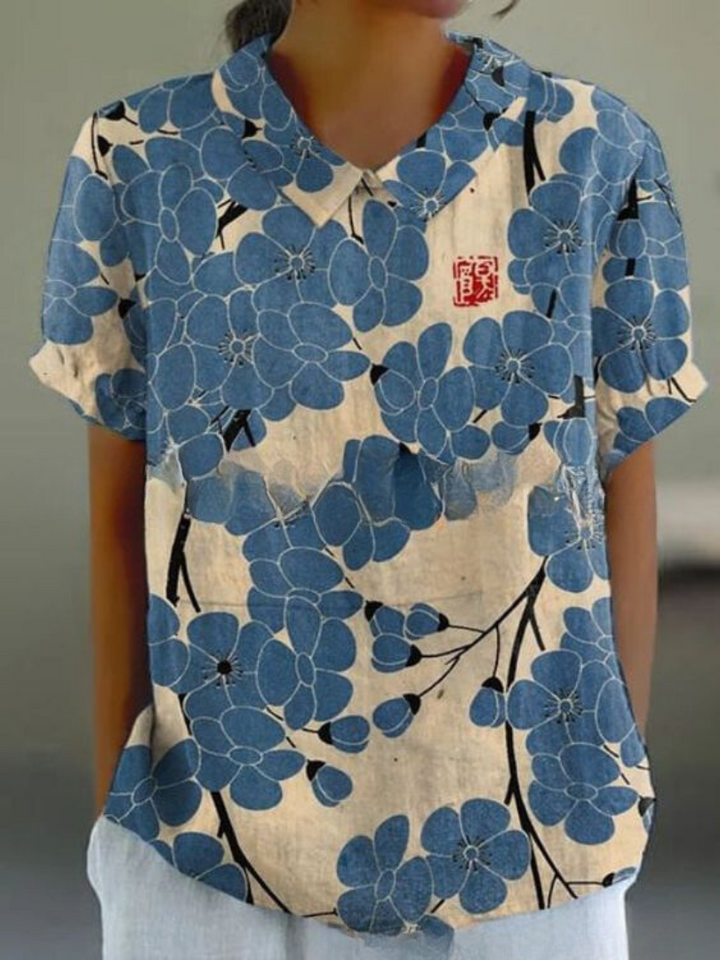 Marlene – Vintage Print Shirt