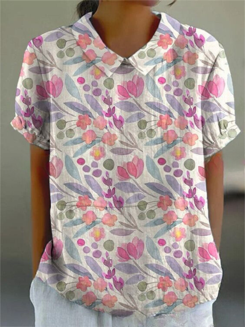 Marlene – Vintage Print Shirt