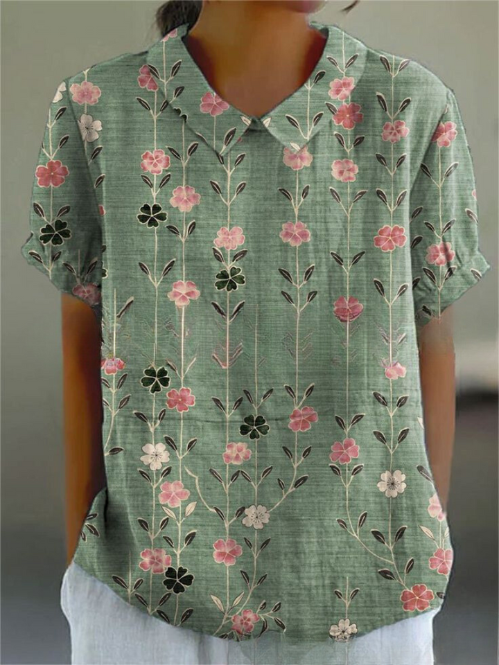 Marlene – Vintage Print Shirt