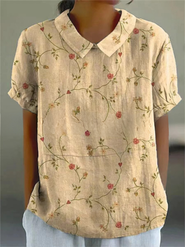 Marlene – Vintage Print Shirt
