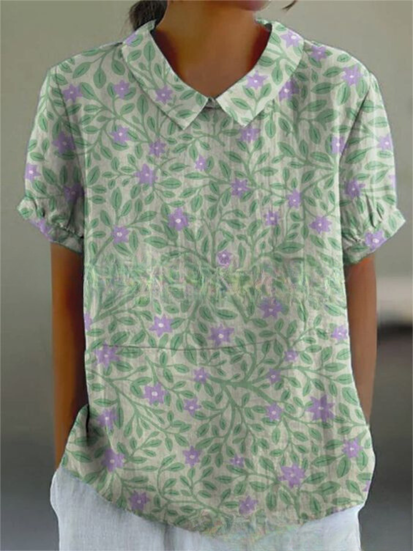 Marlene – Vintage Print Shirt
