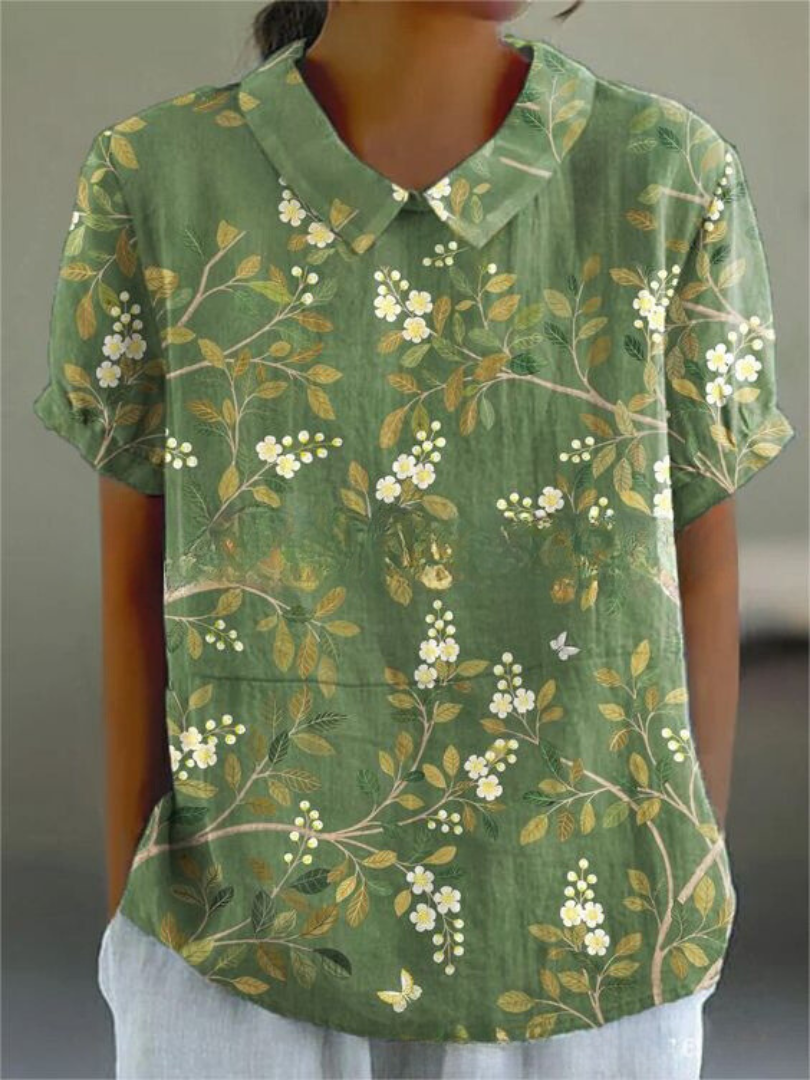 Marlene – Vintage Print Shirt