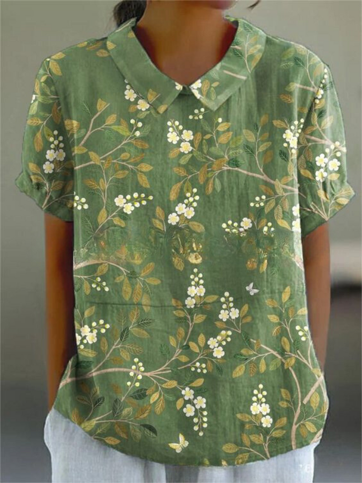 Marlene – Vintage Print Shirt