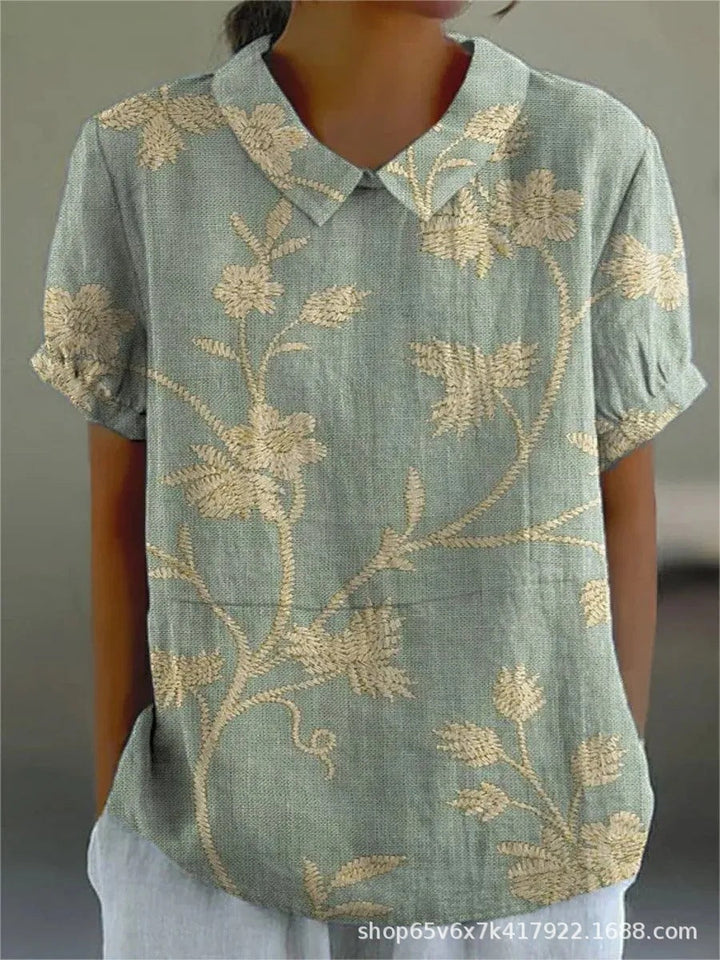 Marlene – Vintage Print Shirt
