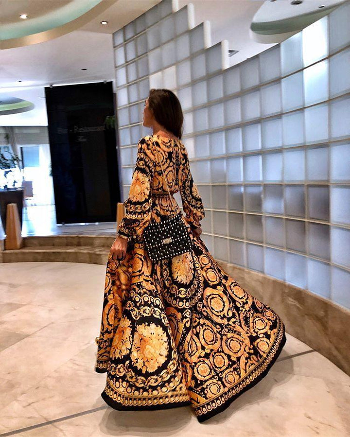 Valentina™ - Boho Printed Dress