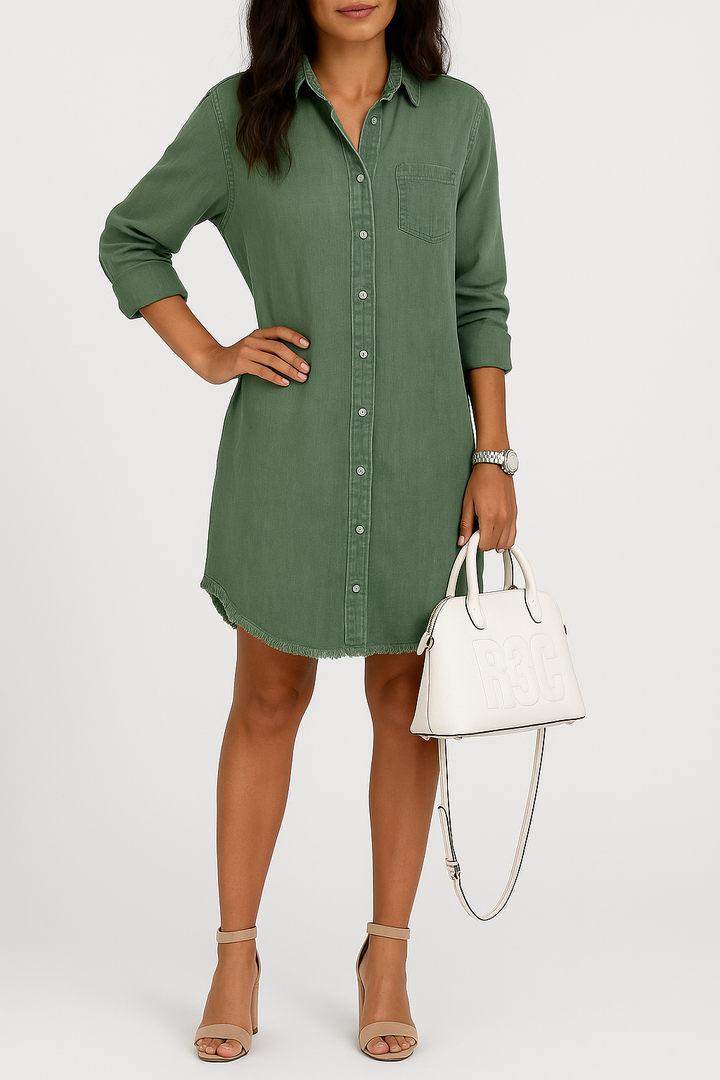 Marlene – Stylish Denim Shirt Dress