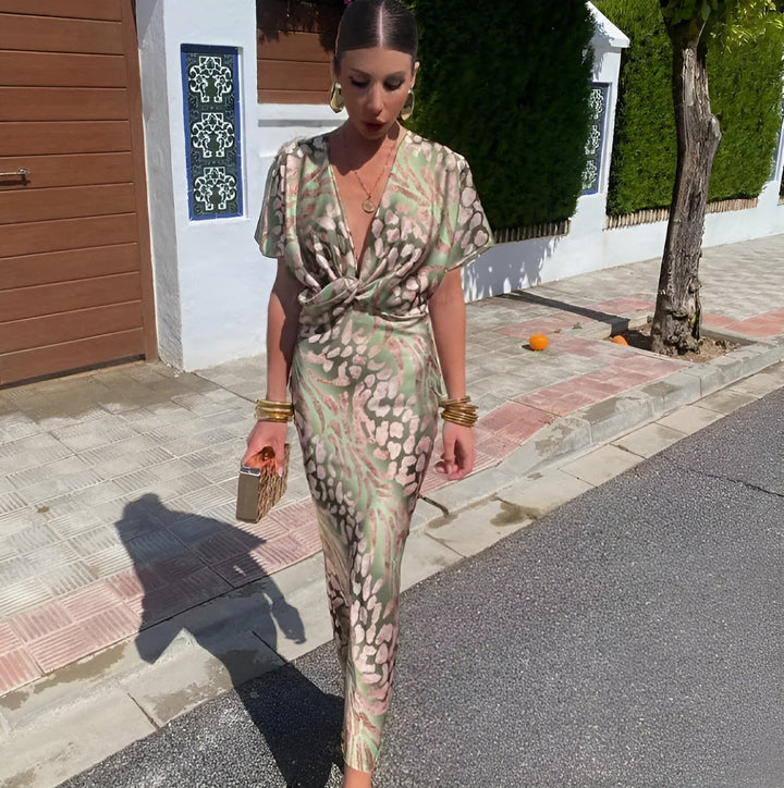 CARA™ - Classy Printed Dress
