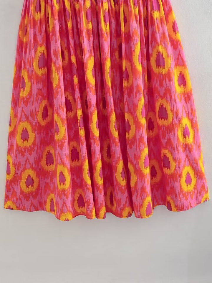 Necka™ - Bohemian Puff Sleeve Dress