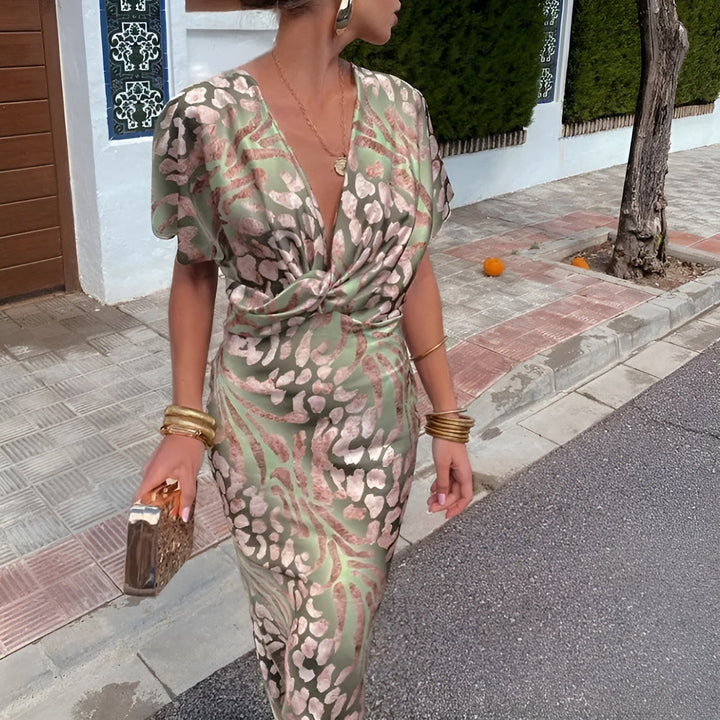 CARA™ - Classy Printed Dress