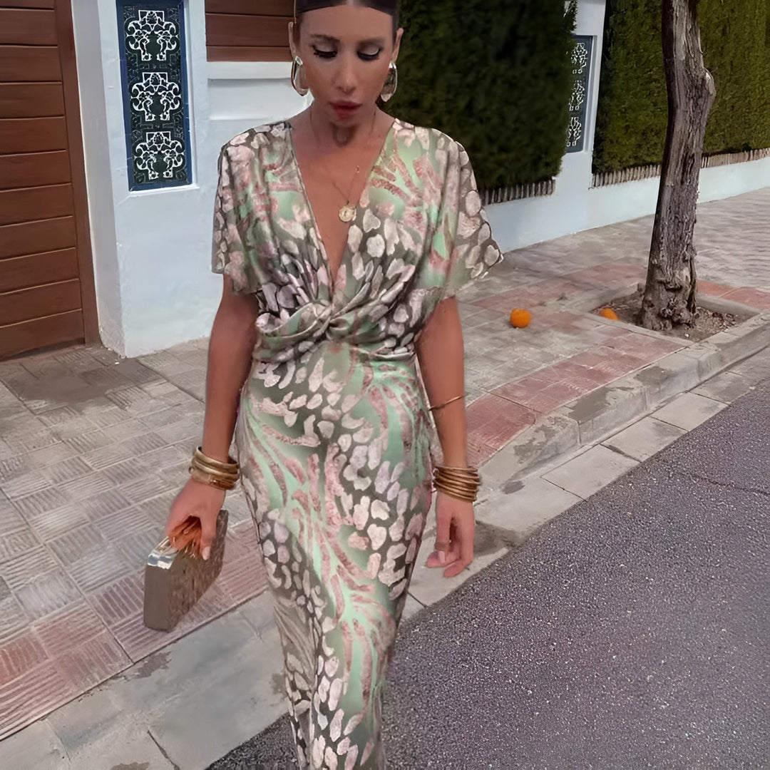 CARA™ - Classy Printed Dress