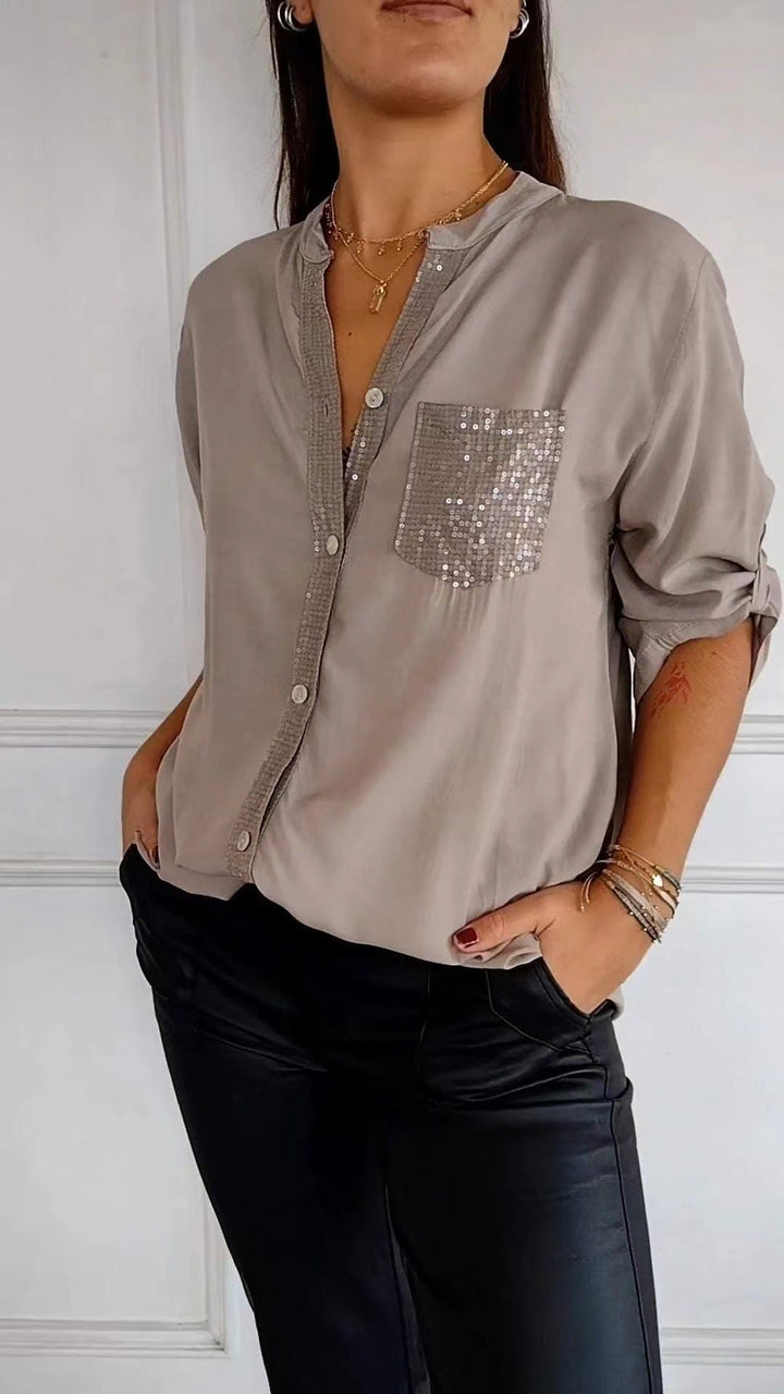 Dani -  Sequin Detailed Blouse