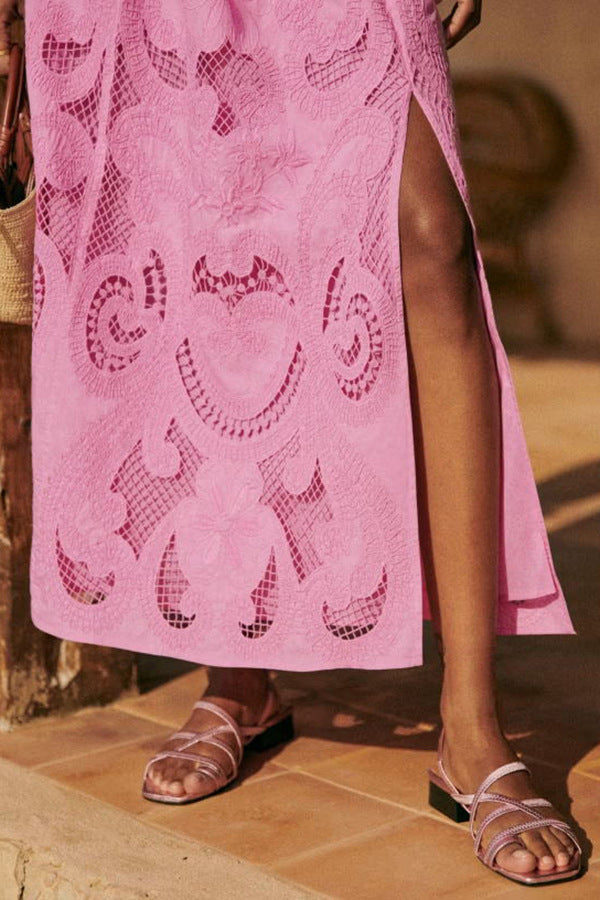 Maya - Playful Crochet Set with Slit