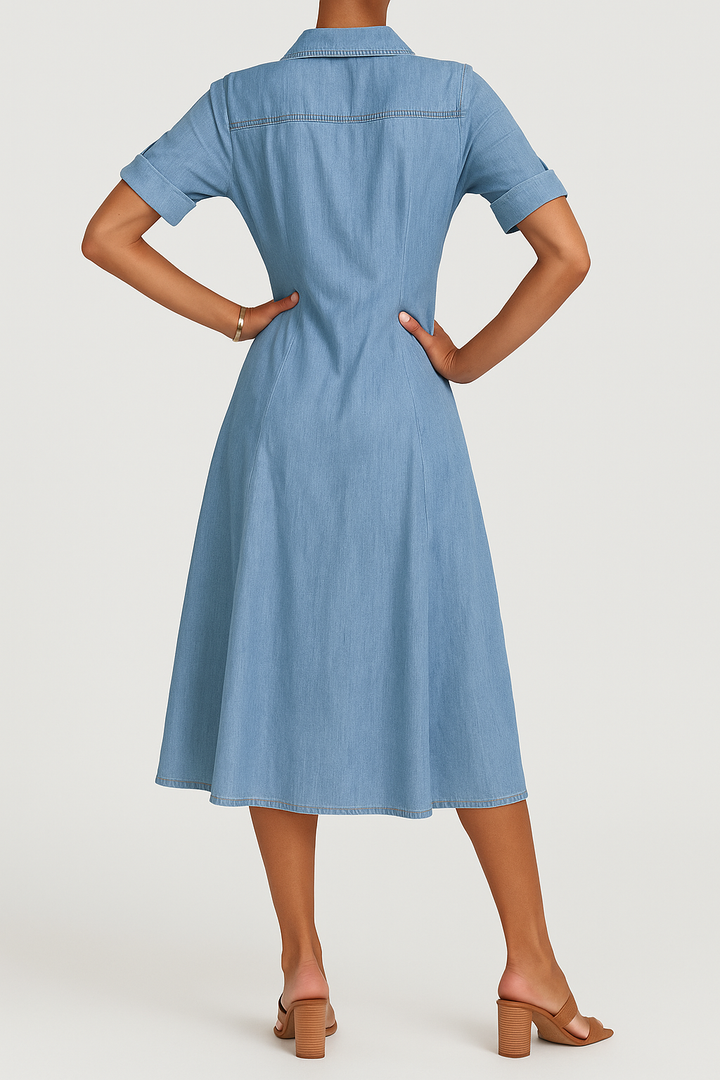 Odilia – Casual Dress with Button Closure