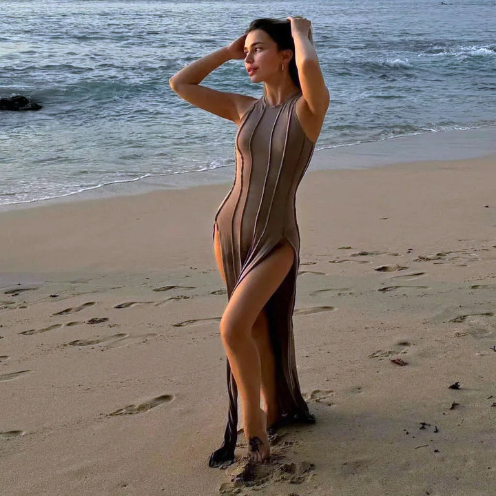 Adrianna™ - Bold Side-Slit Dress