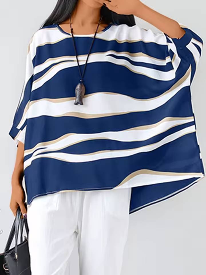 Aria - Stylish O-Neck Blouse
