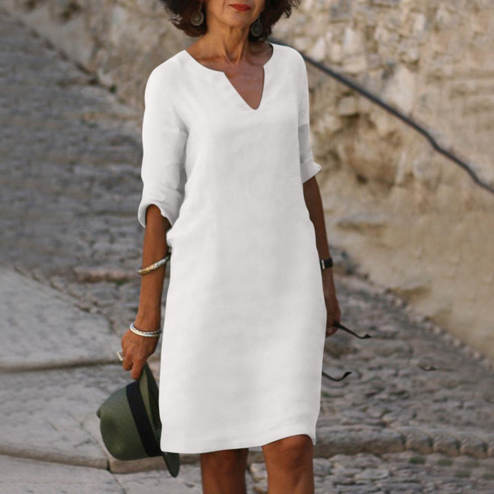 Silvia | Belly Covering Spring Dress