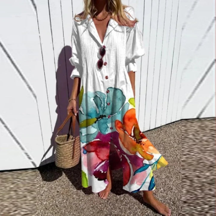 Trisha - Vibrant Bloom Dress