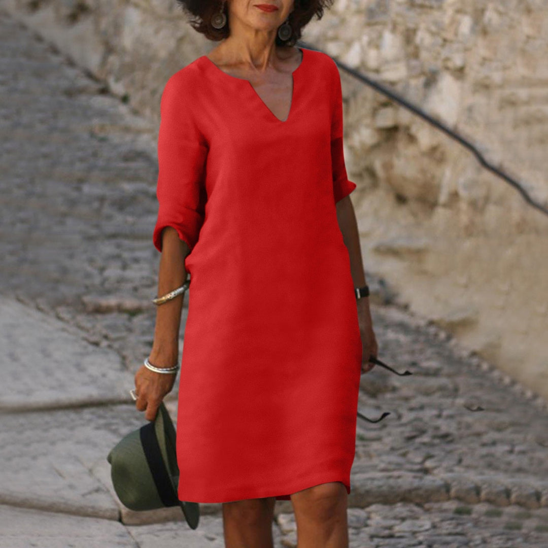 Silvia | Belly Covering Spring Dress