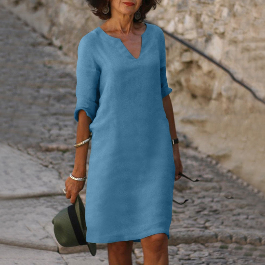 Silvia | Belly Covering Spring Dress