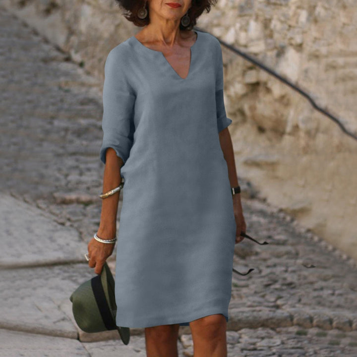 Silvia | Belly Covering Spring Dress