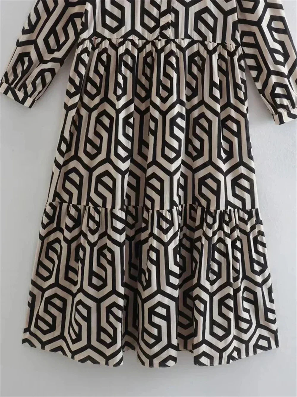 Alaria™ - Geometric Print Dress