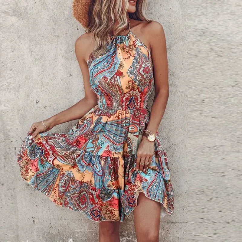 Adrianna™ | Printed Mini Dress