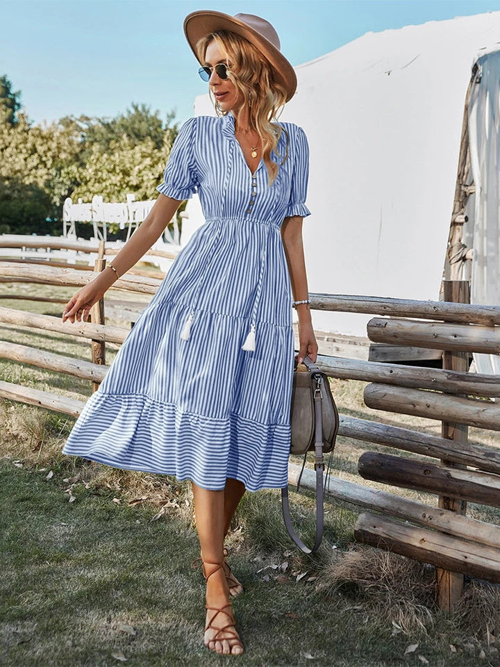 Bernice™ - Classic Striped Dress