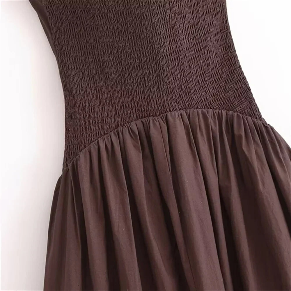 Jackie™ - Rose Detail Halter Dress