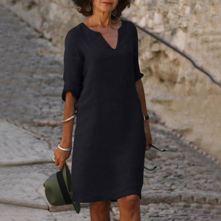 Silvia | Belly Covering Spring Dress