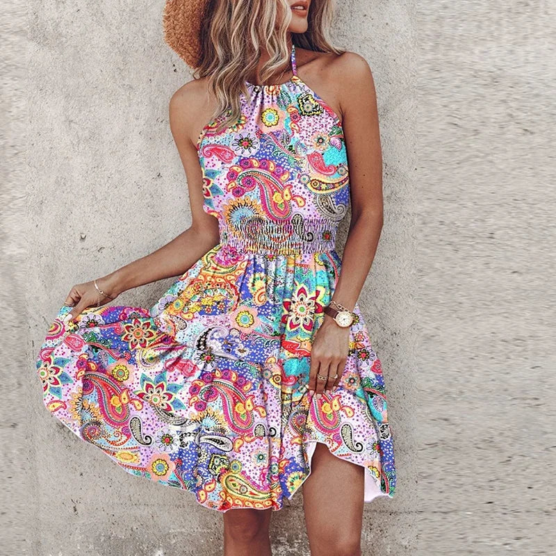 Adrianna™ | Printed Mini Dress