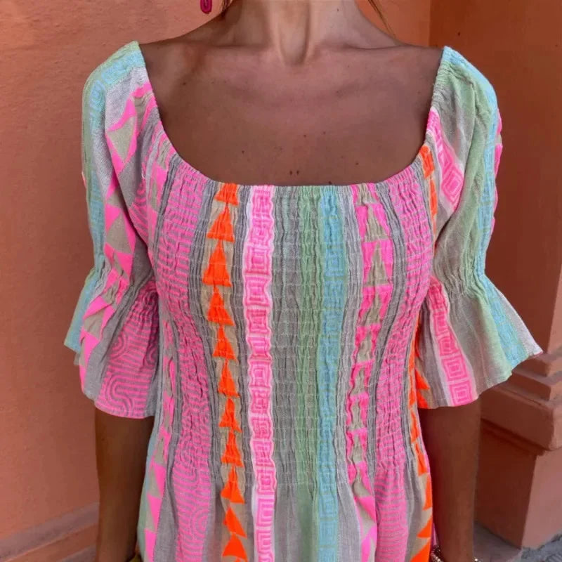 Karla™ - Vibrant Boho Dress