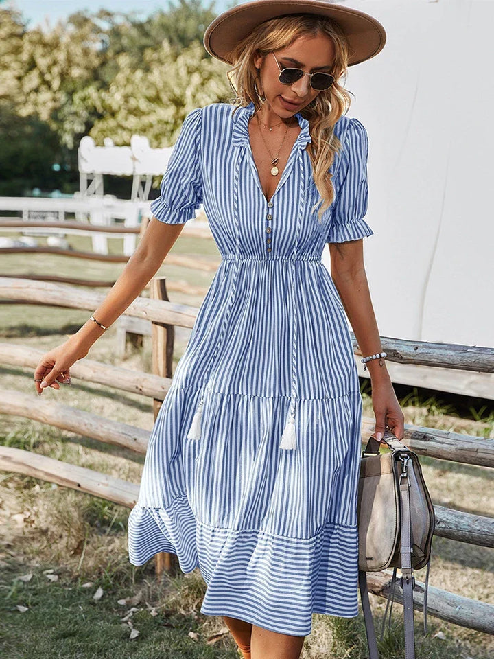 Bernice™ - Classic Striped Dress