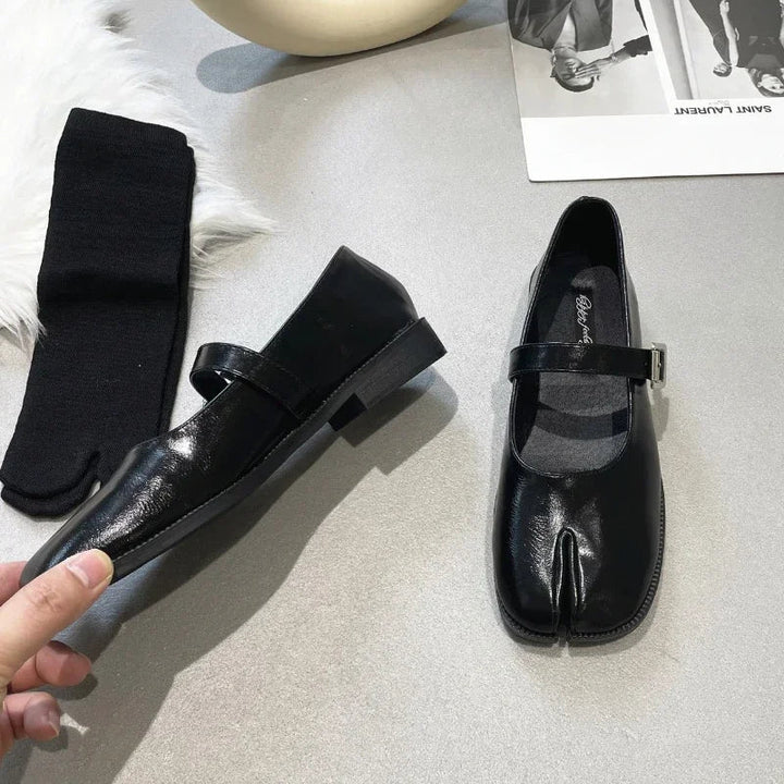 Mari™ | Leather Split Loafers