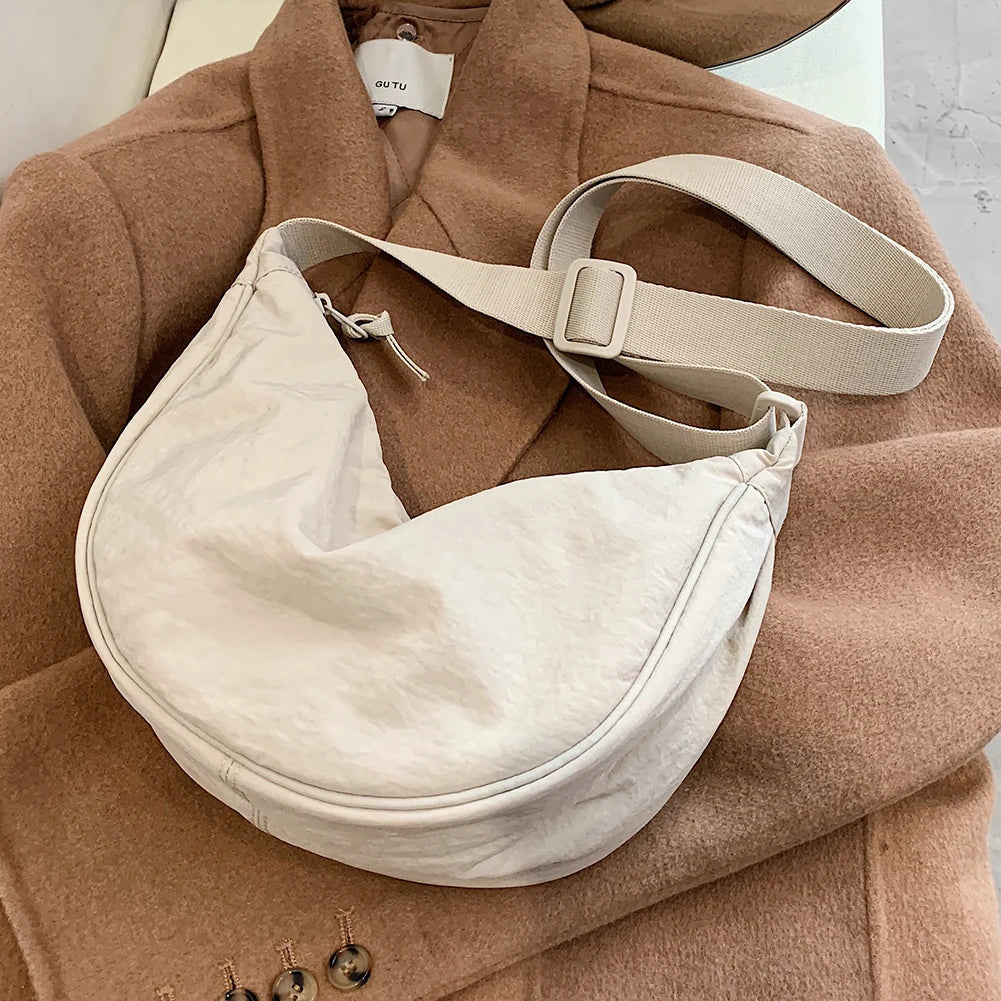 liv™ – casual hobo bag in leather look