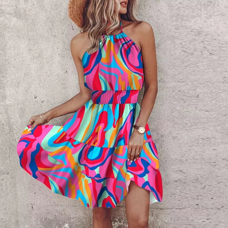 Adrianna™ | Printed Mini Dress